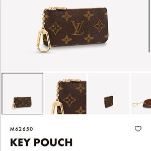 Authentic Louis Vuitton Monogram Key Pouch